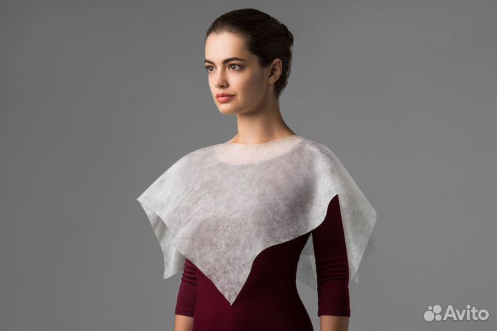 00-174 Пелерины 70х70 25шт спанбонд