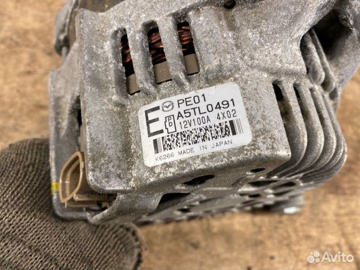 Генератор мазда двигатель PE (100А)