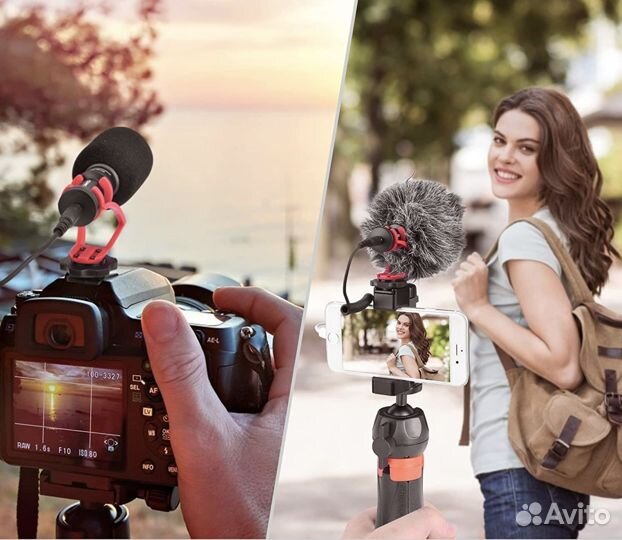 Компактный видео микрофон Comica CVM-vm10ii