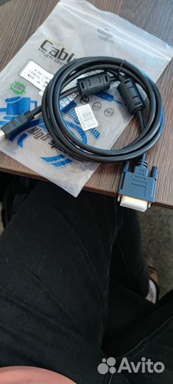 Кабель hdmi / DVI-D с ферритовыми кольцами