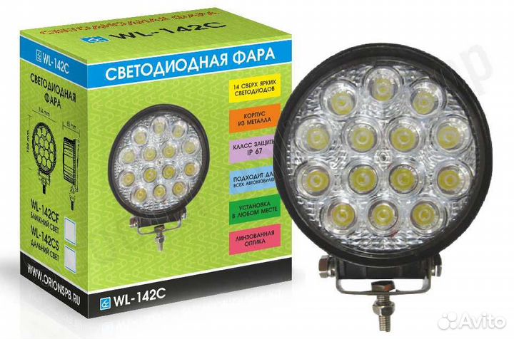 Фара светодиодная Off-Road WL-142-CF