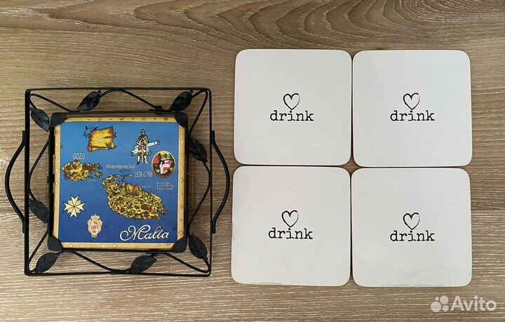 Подставки под горячее и бокалы