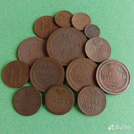 Монеты Николая I и Александра II