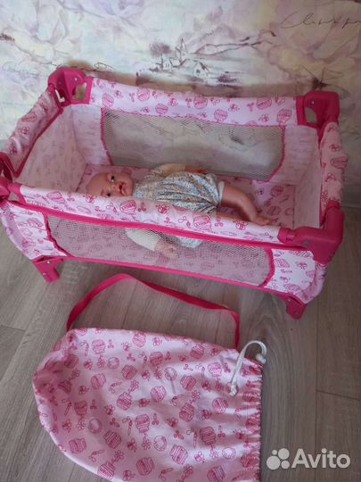Кроватка манеж для кукол
