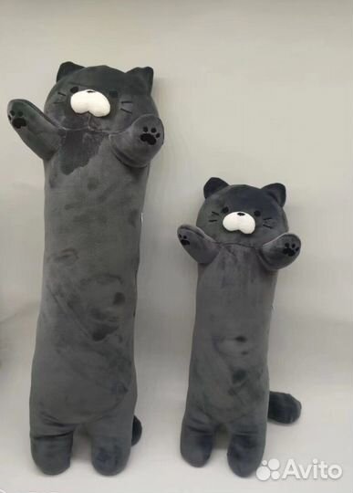 Мягкая игрушка кот батон 50, 70, 90 и 110 см