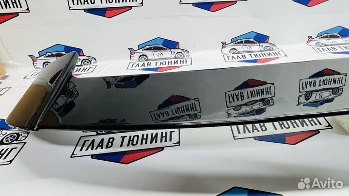 Спойлер BMW 1 F20 черный глянец козырек
