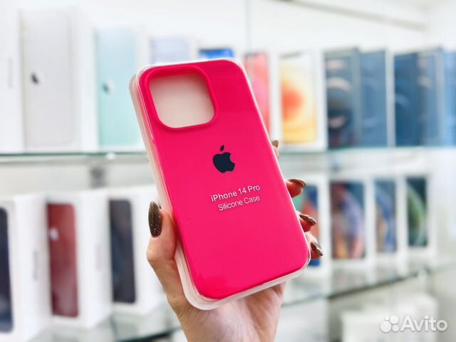 Чехол на iPhone 14 Pro, неон