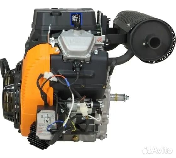 Двигатель Lifan LF2V80F ECC, 31 л.с. 20А ручной и