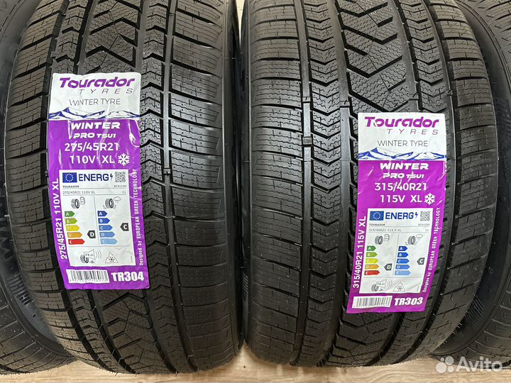 Tourador Winter Pro TSU1 275/45 R21 и 315/40 R21 112V