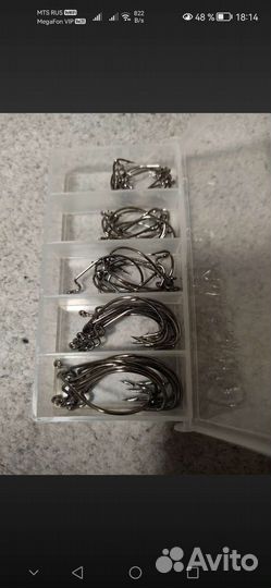 Офсетные крючки набор