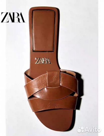 Шлепанцы zara 38