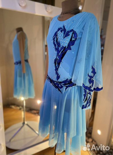 Платье для фигурного катания, рост 160-164