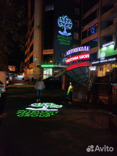 Рекламный гобо проектор