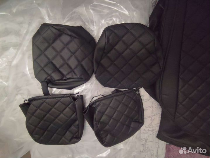 Чехлы эко кожа на Хендай Солярис (1 поколения)