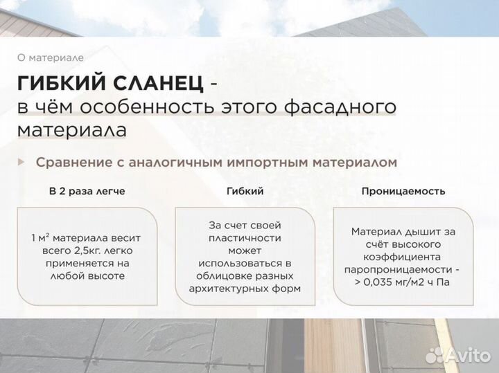 Стеновые панели сланец
