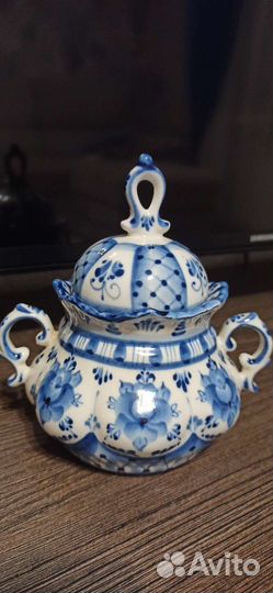 Посуда гжель 1980-е