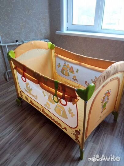 Детская кровать манеж