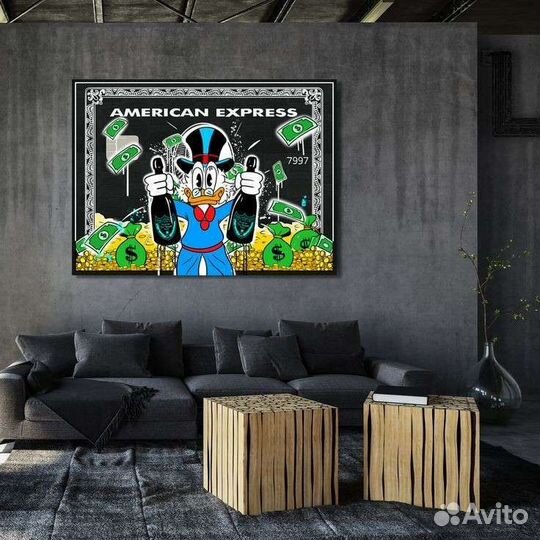 Картина маслом Скрудж Макдак. Большой выбор