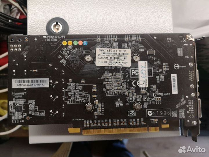 Видеокарта MSI GeForce N450GTS