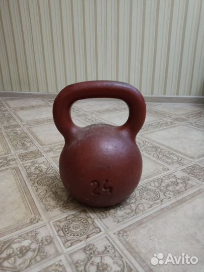 Гиря 24 кг СССР