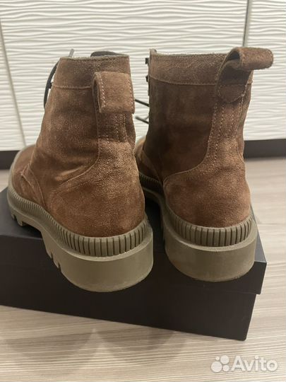 Massimo dutti ботинки замша