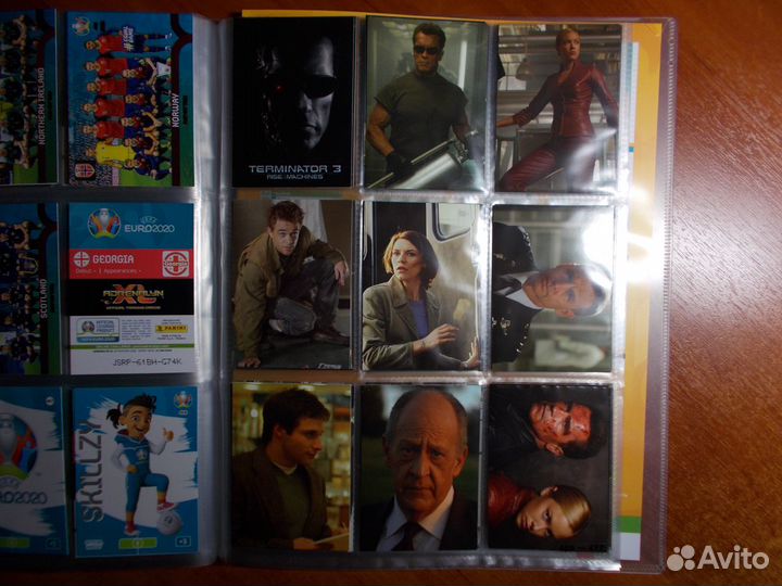 Коллекционые карточки Терминатор 3 (72 шт)