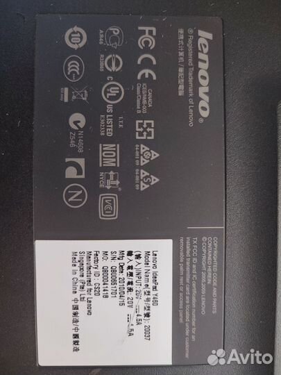 Ноутбук Lenovo ideapad y460