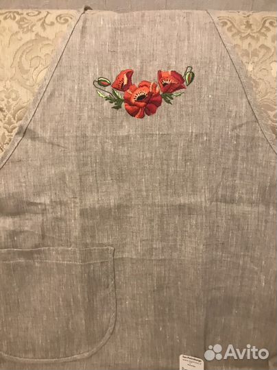 Фартук женский кухонный,лен