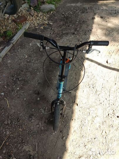 Самокат взрослый с надувными колесами