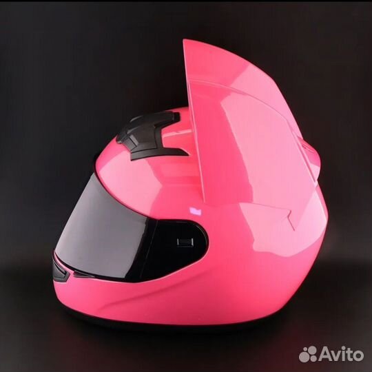 Мотошлем с ушками