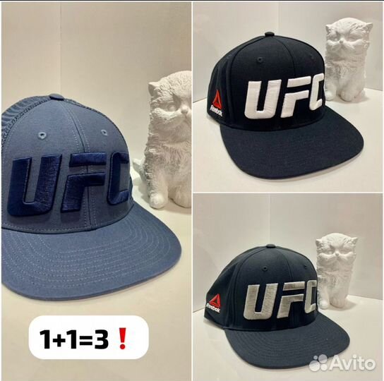 Бейсболка Reebok Ufc Trucker Cap