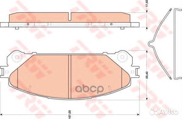 Колодки передние lexus RX270-450h (GYL1, GGL15