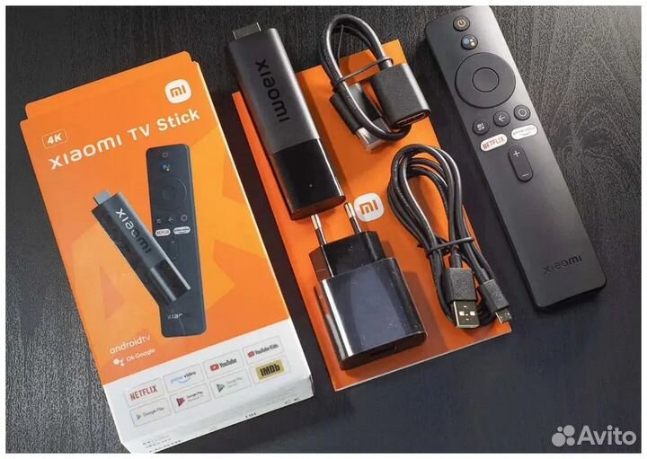 Тв приставка SMART TV Xiaomi Mi TV Stick 4K EU