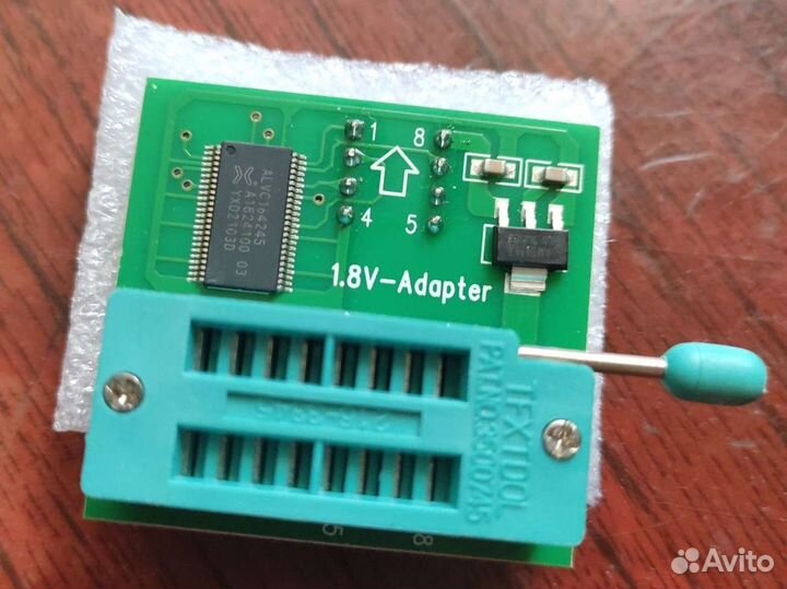Адаптер 1.8V SPI Flash SOP8 DIP8