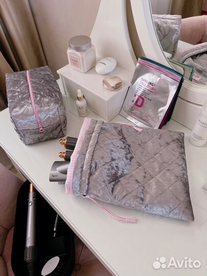 Мешочек для стайлера Dyson + косметичка