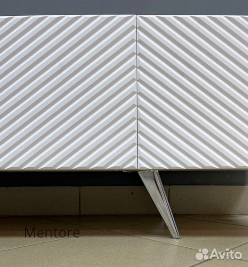 Тумба тв Bravo в белом цвете (конструктор)