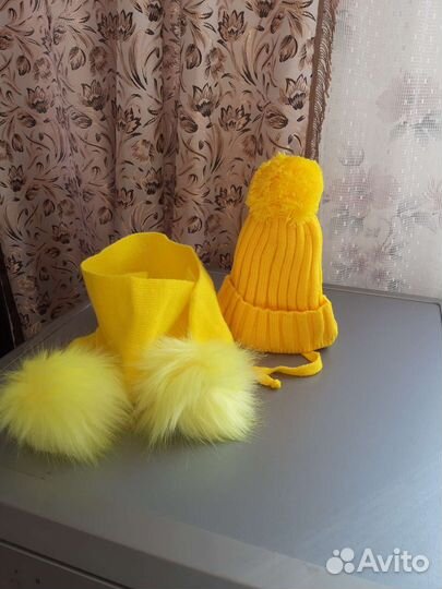 Комплект шапка+шарф