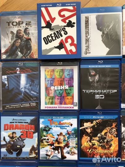 Продам blu-ray фильмы и мультфильмы