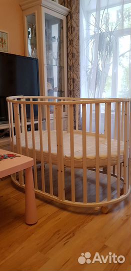 Детская кроватка трансформер от 0 до 3 лет