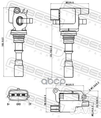 Катушка зажигания 12640010 Febest