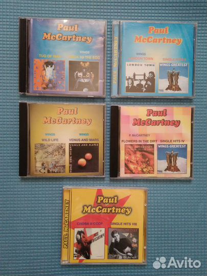 Paul McCartney 5 cd лицензия CDM