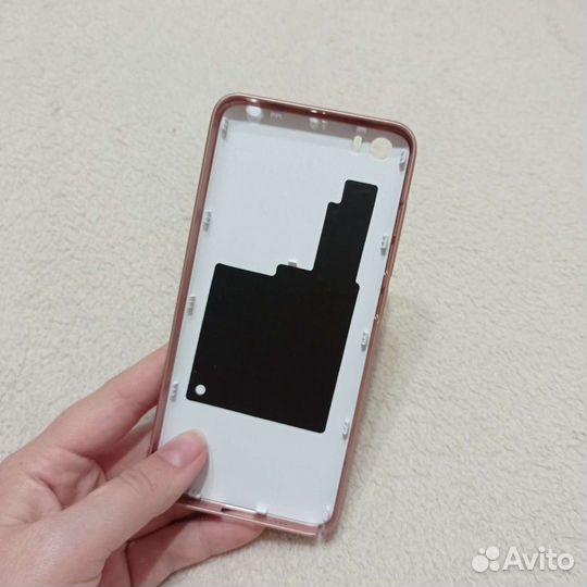 Розовый чехол и крышка дерево на xiaomi mi5s