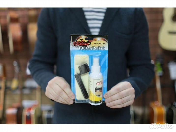 Alice A039PO-B Полироль для гитары 100мл, комплект