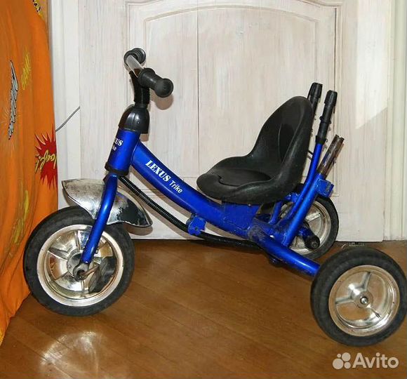 Детский велосипед с родительской ручкой