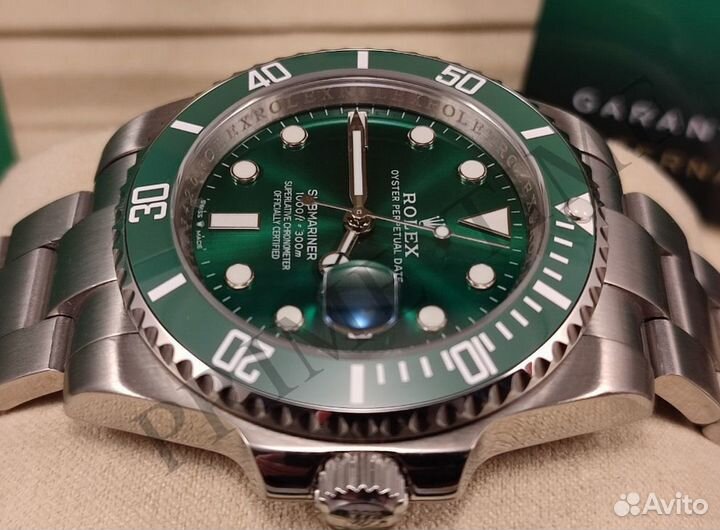 Часы мужские механические Rolex Submariner Hulk