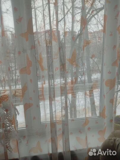Тюль бабочки