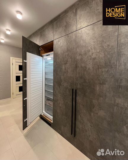 Шкаф распашной с фрезерованными фасадами