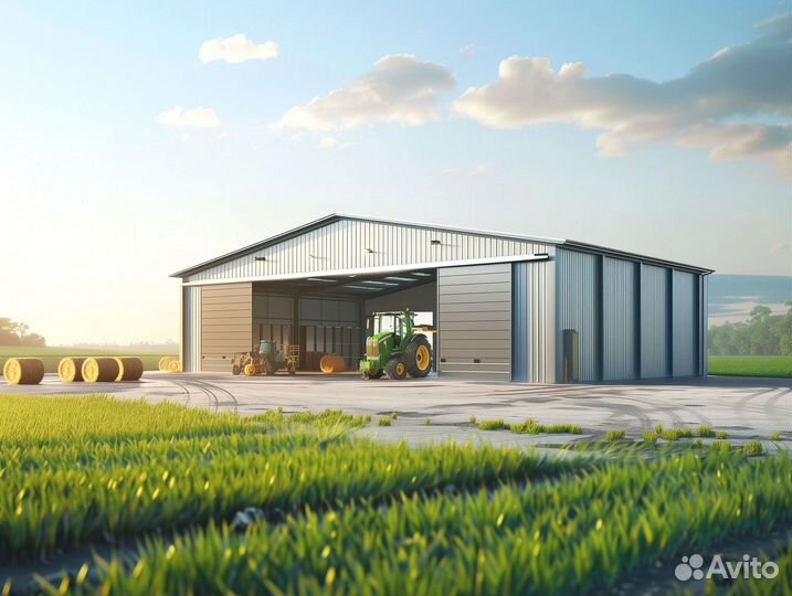 Строительство ангаров. Арочный ангар