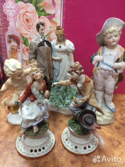 Статуэтки фарфоровые советские и немецкие