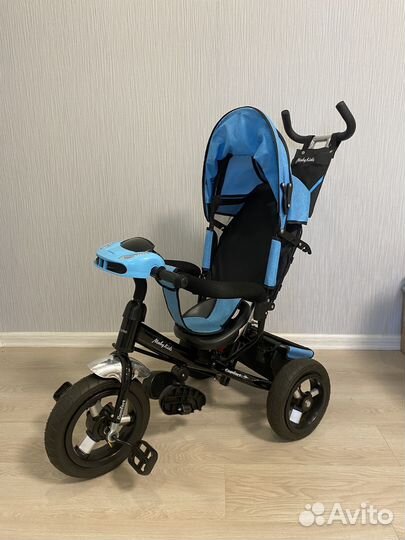 Детский трехколесный велосипед moby kids